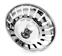 Cucina aggiornata 78mm Lavello Spina Filtro In Acciaio Inox Filtri Lavello Spine Tappo di Scarico di Ricambio per Cibo/Hair Catcher - Lavelli Diametro Foro 78-80.3mm