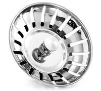 Cucina aggiornata 82mm Lavello Spina Filtro Acciaio Inox Filtri Lavello Spine Tappo di Scarico di Ricambio per Cibo/Hair Catcher - Lavelli Diametro Foro 82,3-84mm