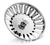 Cucina aggiornata 84mm Lavello Spina Filtro Acciaio Inox Filtri Lavello Spine Sostituzione Tappo di Scarico per Cibo/Hair Catcher - Lavelli Diametro Foro 84-85,3mm