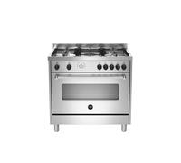 Cucina Libera Installazione - A gas - 90x60cm - Inox - Forno elettrico - 85 lt - La Germania- AMN965EXT/21 - In 2-3 settimane