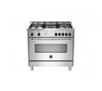 Bertazzoni La Germania AMN965GXT Cucina Gas 5 Fornelli con Forno da 90 cm Acciaio inossidabile