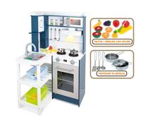 Cucina Angolare Legno con Accesori, H.100cm