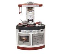 Theo Klein 9254 Cucina angolare Miele, Si adatta agli angoli, Accessori da cucina per bambini, Piano cottura e macchina del caffè che emettono suoni, Giocattoli per bambini dai 3 anni in su