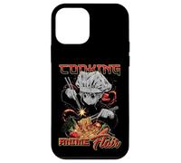 Cucina Anime Flair Chibi Chef Noodle Toss Meme Custodia per iPhone 12 mini