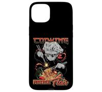 Cucina Anime Flair Chibi Chef Noodle Toss Meme Custodia per iPhone 15 Plus