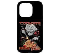 Cucina Anime Flair Chibi Chef Noodle Toss Meme Custodia per iPhone 15 Pro