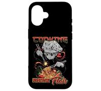 Cucina Anime Flair Chibi Chef Noodle Toss Meme Custodia per iPhone 16