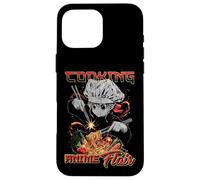Cucina Anime Flair Chibi Chef Noodle Toss Meme Custodia per iPhone 16 Pro Max