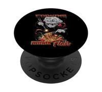 Cucina Anime Flair Chibi Chef Noodle Toss Meme PopSockets PopGrip Adesivo