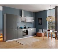 Cucina attrezzata cucinino Bianche Grigio Malia