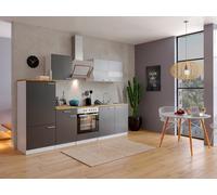 Cucina attrezzata cucinino Bianco Grau Malia 270 CM