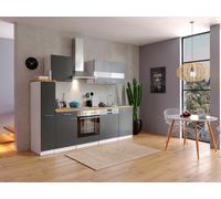Cucina attrezzata cucinino Bianco Grigio Malia 250 CM respekta