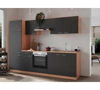 Cucina Attrezzata Cucinino Buche Grigio Gerda 270 CM Respekta