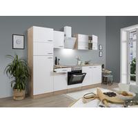 Cucina attrezzata cucinino di Rovere Bianco Merle 270 CM