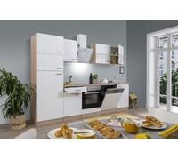 Cucina attrezzata cucinino di Rovere Bianco Merle 280 CM