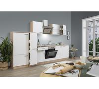 Cucina attrezzata cucinino di Rovere Bianco Merle 300 CM