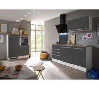Cucina attrezzata cucinino Grigio Gabriel 290 CM respekta Premium [EEK: E]