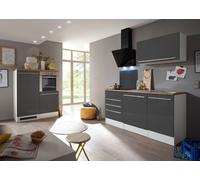 Cucina attrezzata cucinino Grigio Gabriel 290 CM respekta Premium [EEK: E]