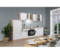 Cucina attrezzata cucinino Rovere Bianca Merle 270 CM