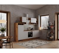 Cucina attrezzata cucinino Rovere Bianco Hilde 280 CM respekta [EEK: E]