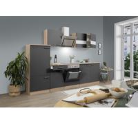 Cucina attrezzata cucinino Rovere Grau Merle 270 CM