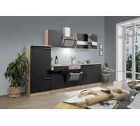 Cucina attrezzata cucinino Rovere Nera Merle 270 CM