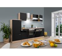 Cucina attrezzata cucinino Rovere Nero Merle 280 CM respekta