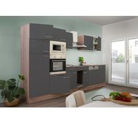 Cucina attrezzata cucinino Rovere York Grigio Oliver 340 CM respekta