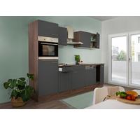 Cucina Attrezzata Eiche York Grigio Oliver 280 CM Respekta