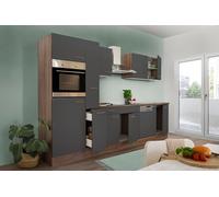Cucina Attrezzata Eiche York Grigio Oliver 310 CM Respekta