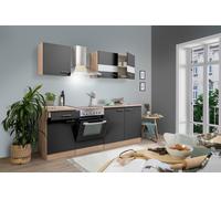 Cucina Attrezzata Respekta Eiche Grigio Merle 210 CM