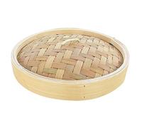 Cucina Bamboo Steamer Basket Asian Food Dumpling Steamer 23,1 cm Coperchio