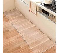 Cucina Clear Hardwood Floor Protector Mat PVC Trasparente non Skid Tappeto per sala da pranzo/infermiera/caminetto Heavy Duty Runner Tappeto protettivo (dimensioni 1,4 x 7 m/4,6 x 23 ft) (1 x 8 m/3,3