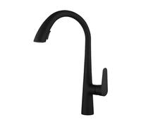 Cucina con spruzzatore a tiro Verso Il Basso, Impugnatura Singola, Arco, Finitura in Acciaio Inossidabile di Difesa Spot, Arco Alto, Rubinetto della Cucina