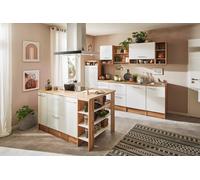 Cucina Cucina A Isola Cucina Da Incasso Quercia Bianca Hilde 280 CM Respekta