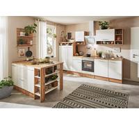 Cucina Cucina A Isola Cucina Da Incasso Quercia Bianca Hilde 310 CM Respekta