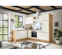 Cucina Cucina Angolare Marleen Premium 280 CM Bianco Rovere Respekta
