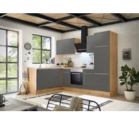Cucina Cucina Angolare Marleen Premium 280 CM Grigio Rovere Artisan Respekta