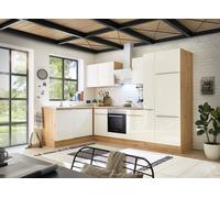 Cucina Cucina Angolare Marleen Premium 310 Cm Bianco Artisan Quercia Respekta