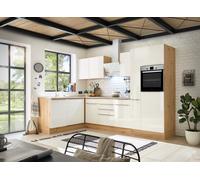 Cucina Cucina Angolare Marleen Premium 310 Cm Bianco Artisan Quercia Respekta