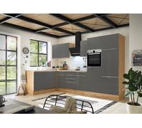Cucina Cucina Angolare Marleen Premium 340 CM Grigio Rovere Artisan Respekta