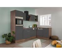 Cucina Cucina Angolare Quercia York Grigio Oliver 280 X 172 CM Respekta