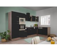 Cucina Cucina Angolare Quercia York Nera Oliver 340 X 172 CM Respekta