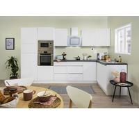 Cucina Cucina Angolare Senza Maniglie Bianca Lorena 345 X 172 CM Respekta