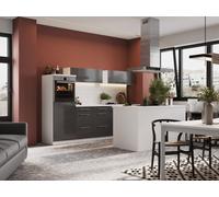 Cucina Cucinino Cucina Isola Bianco Grigio Amanda 280 CM respekta Premium