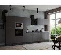 Cucina Cucina Linea Cucina Blocco Grigio Opaco Grigio Oliver 370 CM Respekta