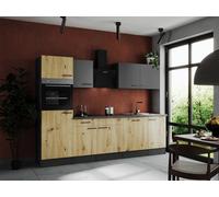 Cucina Cucina Linea Cucina Grigio Opaco Rovere Artisan Oliver 280 CM Respekta [EEK: E]