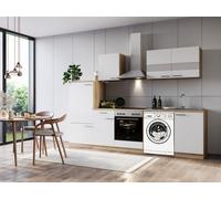Cucina Cucina Linea Per Lavatrice Da Incasso Rovere Bianco Merle 280 CM Respekta [EEK: E]