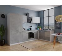 Cucina Cucina Lineare Cucina Angolare Bianca Beton Malia 310x172 CM Respekta [EEK: E]