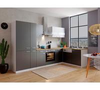 Cucina Cucina Lineare Cucina Angolare Bianca Grigia Malia 310x172 CM Respekta